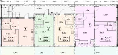 One-bedroom apartment, Dnipsky District, Kyiv