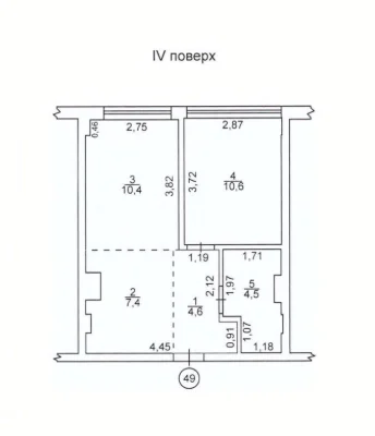 Apartment for sale - 1-room apartment in Тиса Renovation, Uzhhorod | near