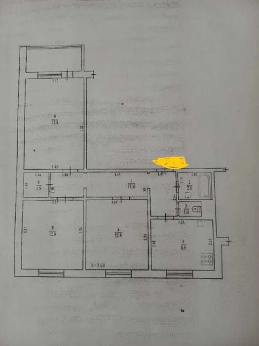 В продажу  3к квартира з ремонтом