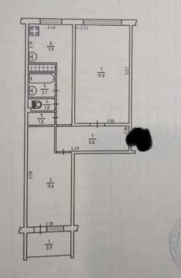 For sale, 2 room apartment on Nikolay Rudenko Street (Koltsovo)
