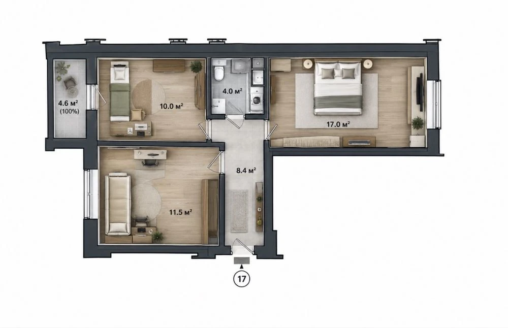 Great Offer While Available. Selling a 2-bedroom apartment