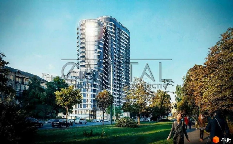 1-room apartment for sale 45m2 in Aria residential complex, Pechersky district