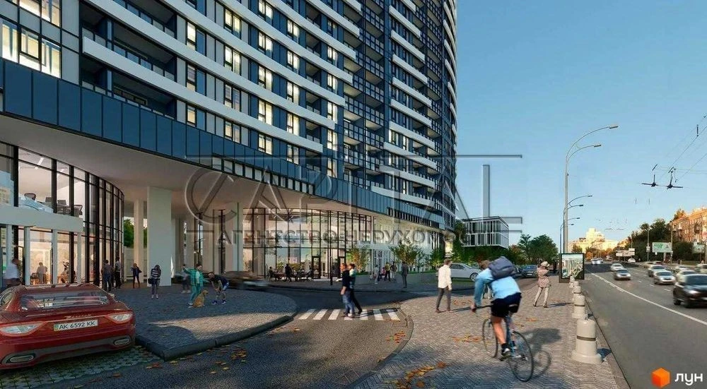 1-room apartment for sale 45m2 in Aria residential complex, Pechersky district