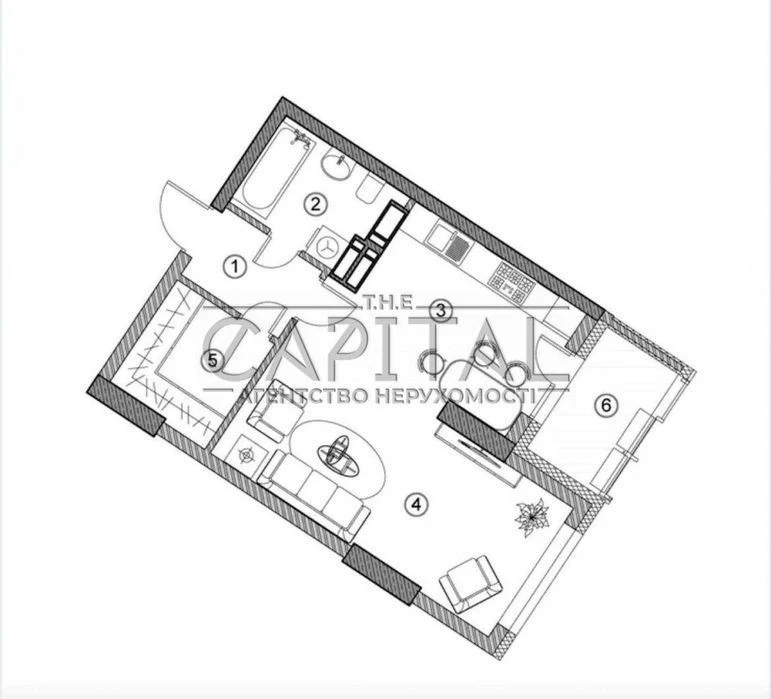 1-room apartment for sale 45m2 in Aria residential complex, Pechersky district