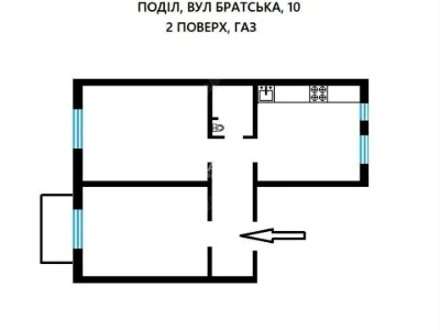 Квартира. Київ, вулиця Брацька