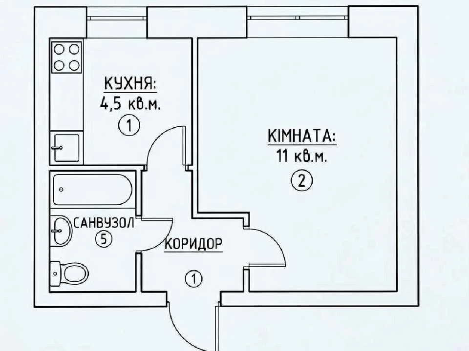 Квартира. Київ, вулиця Олени Теліги