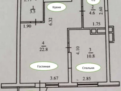 Квартира. Київ, вулиця Юлії Здановської
