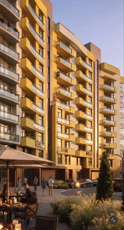 One-bedroom apartment for sale from owner in Amber Park residential complex, 46