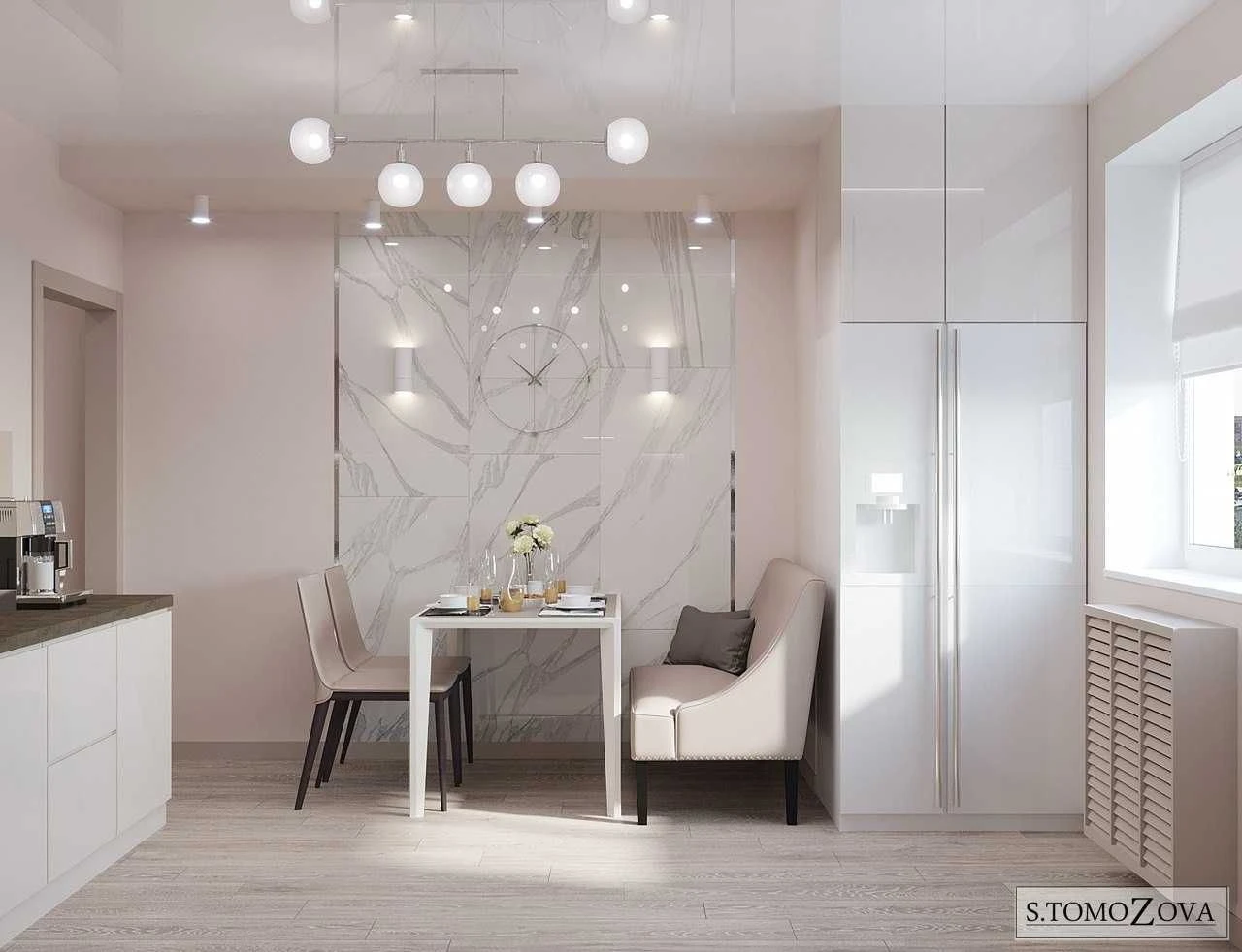 2-room apartment 69 sq m, Saltyvsky district, designer renovation