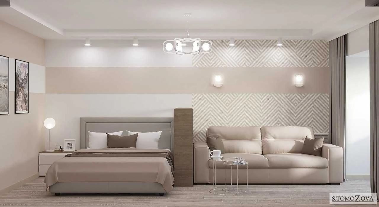 2-room apartment 69 sq m, Saltyvsky district, designer renovation
