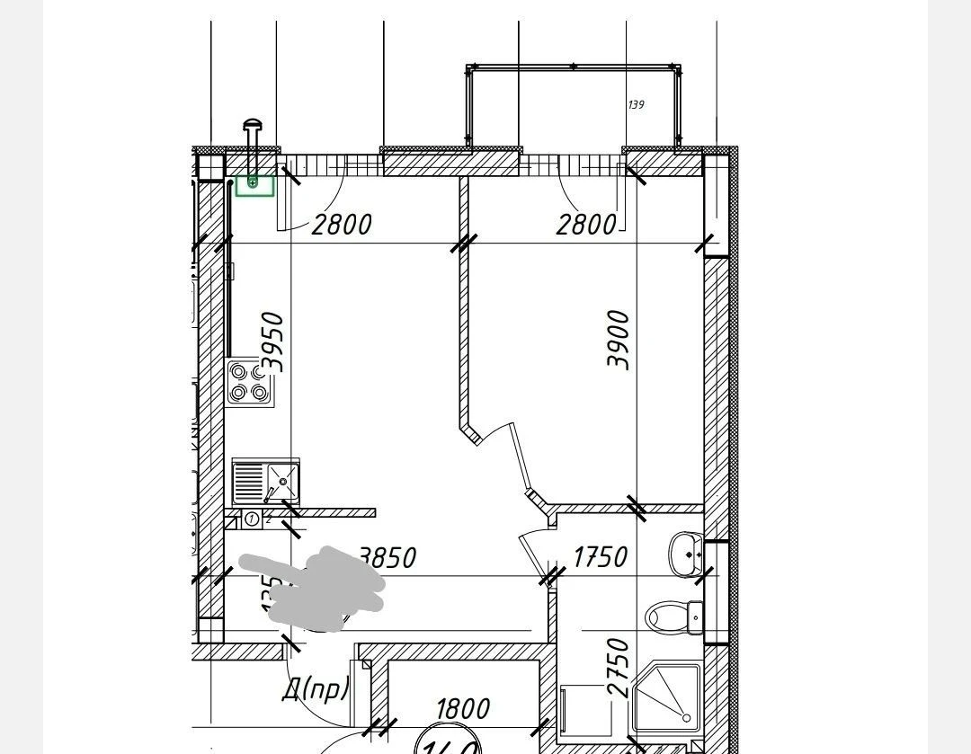 For Sale: 1-Bedroom Apartment 33.9 m² in a Club House on Rue Menar