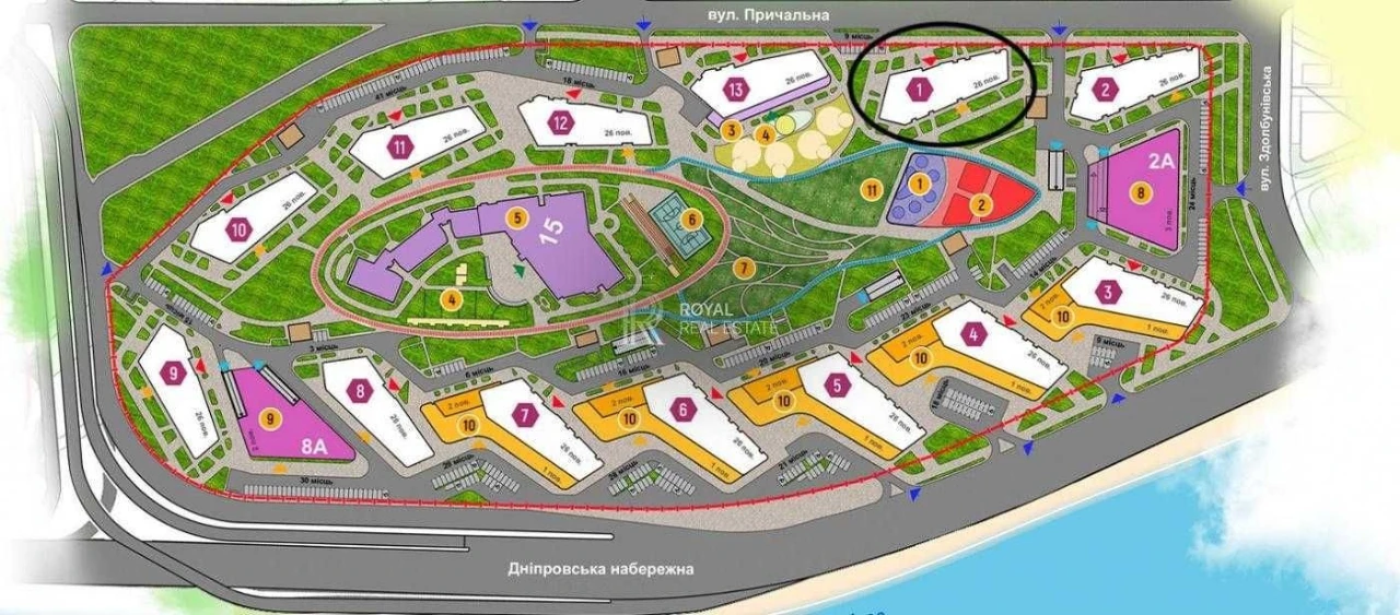 Продажа Квартиры ЖК Грейт 2-комнатной, 76 м2, Частичный Ремонт, ул. Прича