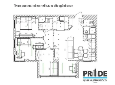 For Sale: 3-bedroom apartment, Victory-5, "Fifth Continent" Residence
