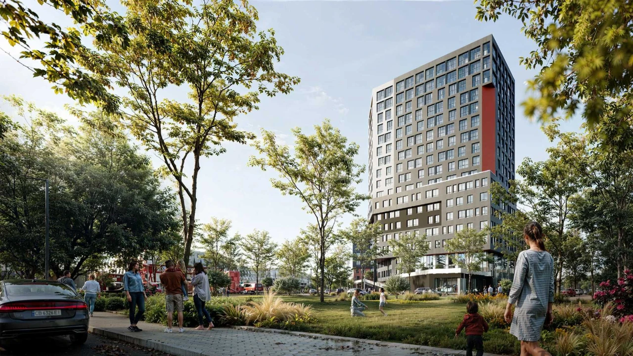 1-квартира 46,5 м² в ЖК BIG BEN от РІЕЛ, Львів