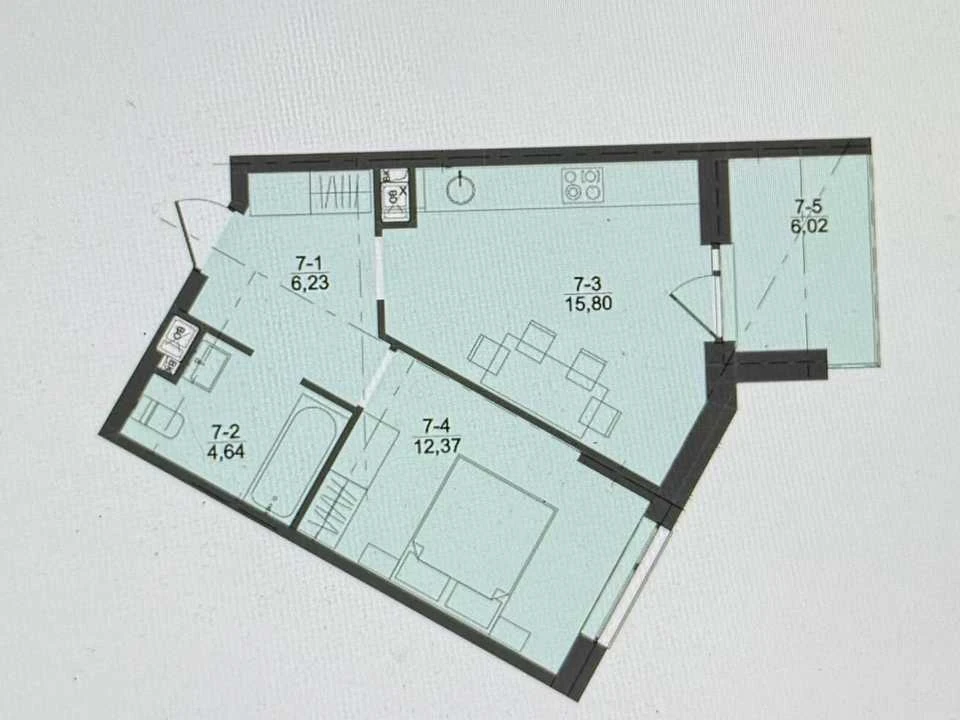 Apartment. Lviv, Pod Holoskom Street