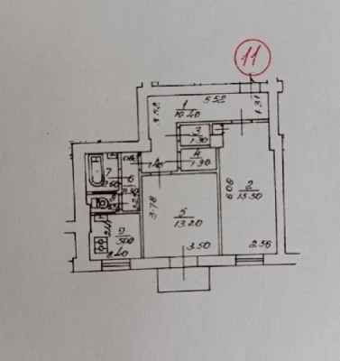 Pechersk. Ioann Pavla II Street 19. Apartment with renovation 54 sq m