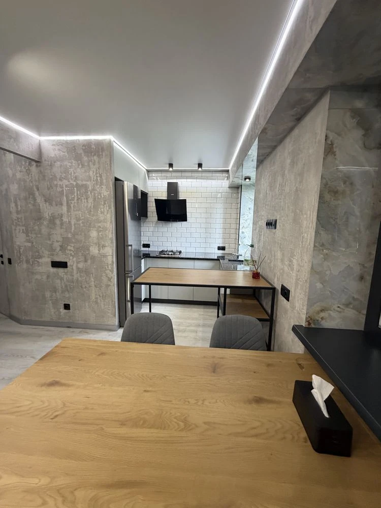 1 room apartment renovated, Right Bank, Dudykina 19A