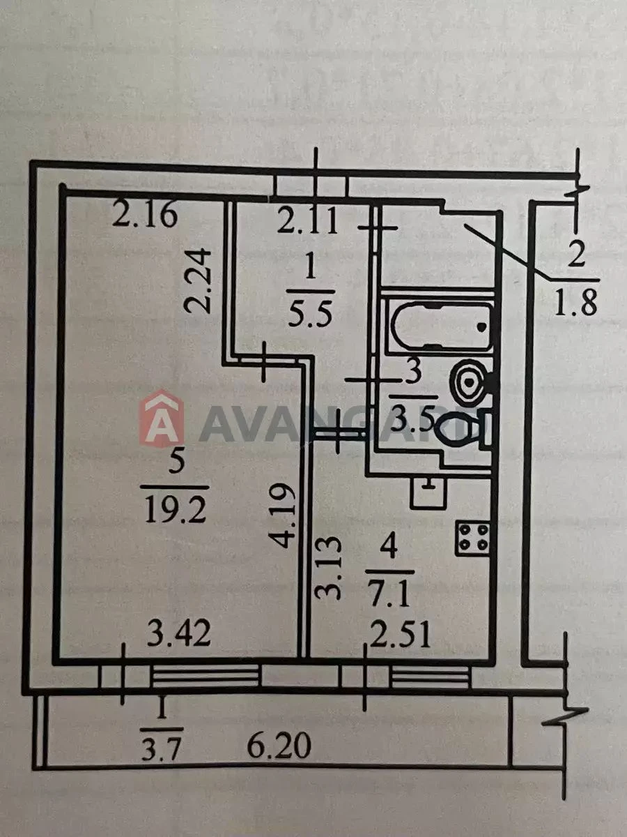 Cozy 1-bedroom apartment 41 sq m with appliances! Low Polya Street, Schneers Street