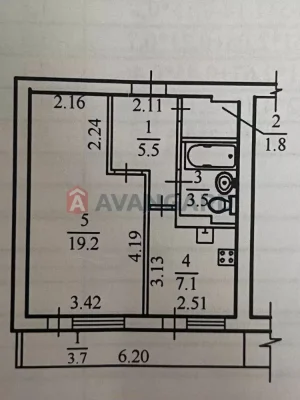 Cozy 1-bedroom apartment 41 sq m with appliances! Low Polya Street, Schneers Street