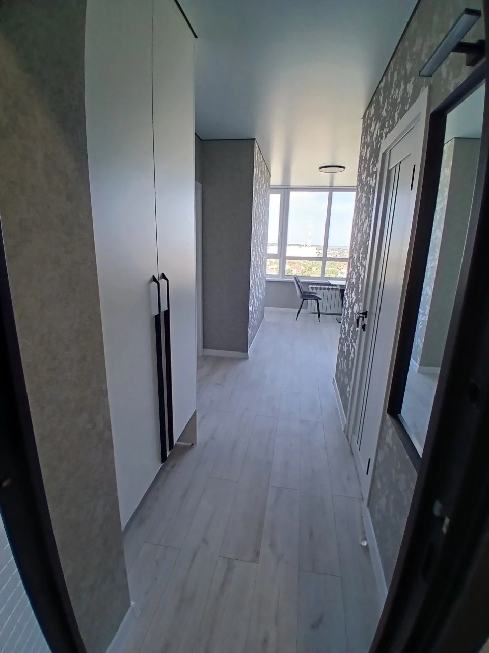 2-room apartment with new renovation in a new building! Center, closed courtyard,