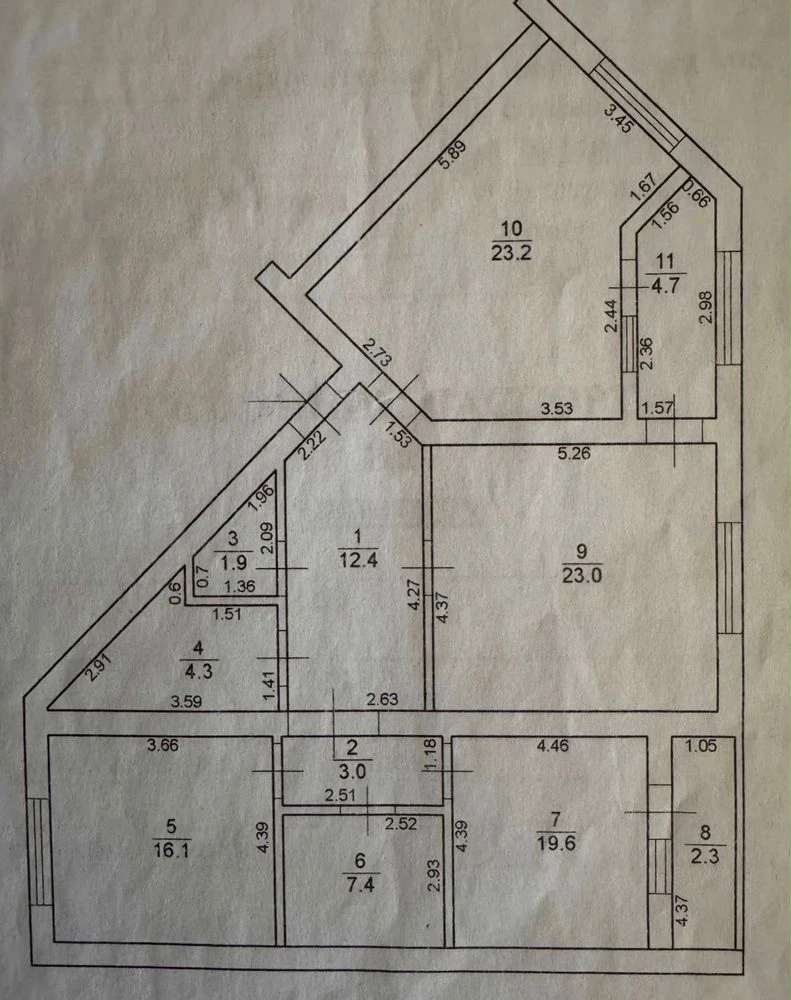 Spacious 3-bedroom apartment for sale