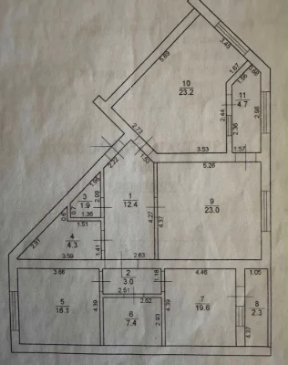 Spacious 3-bedroom apartment for sale