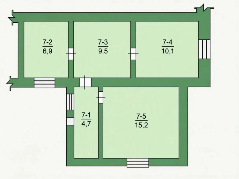 Продам часть дома 45 м² (квартира на земле), ГАЗ