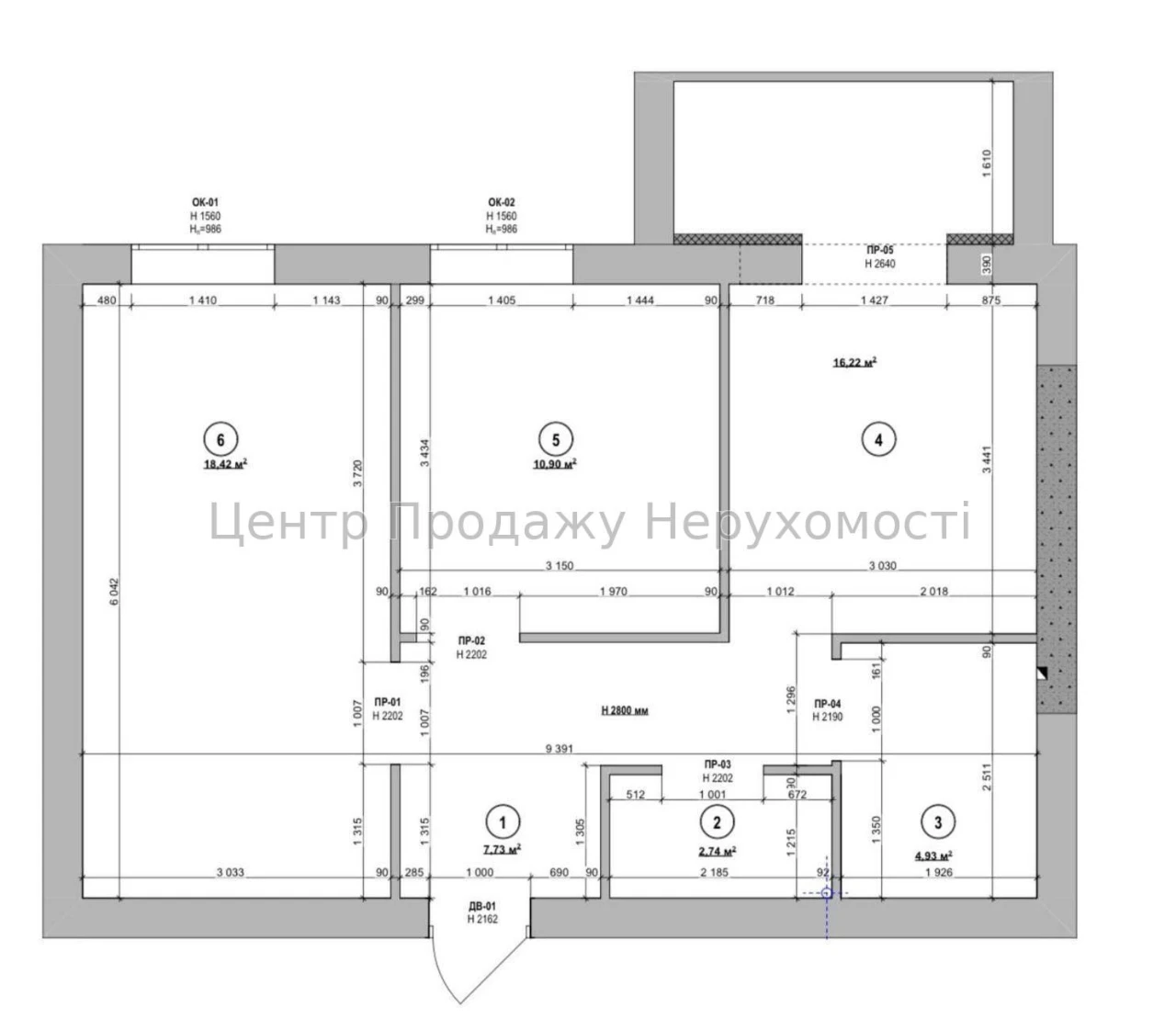 2-room apartment for sale in New Construction, ЖК Перемоги