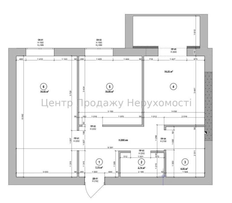 2-room apartment for sale in New Construction, ЖК Перемоги