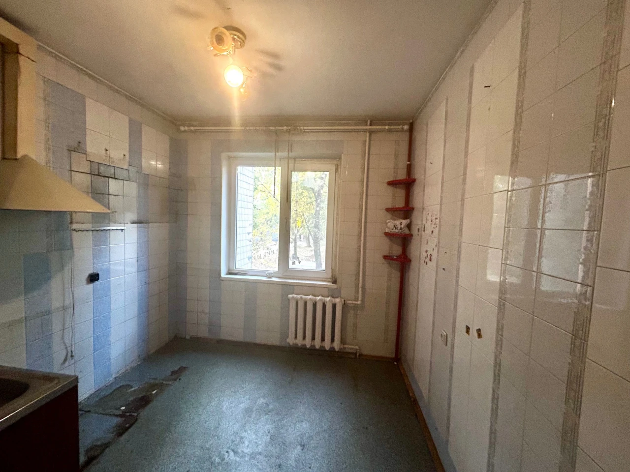 3 room spacious apartment on a low floor
