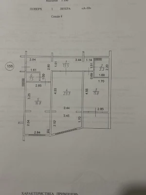 Sale of a 72 sq m apartment