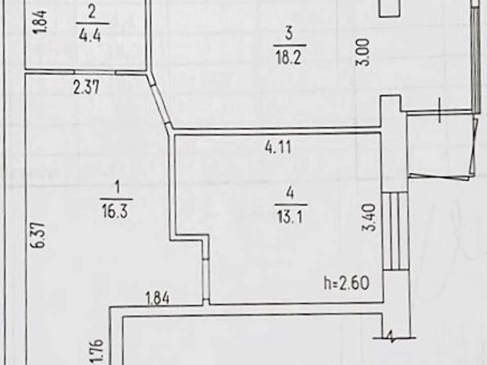 Apartment. Smiianka Street, Cherkasy