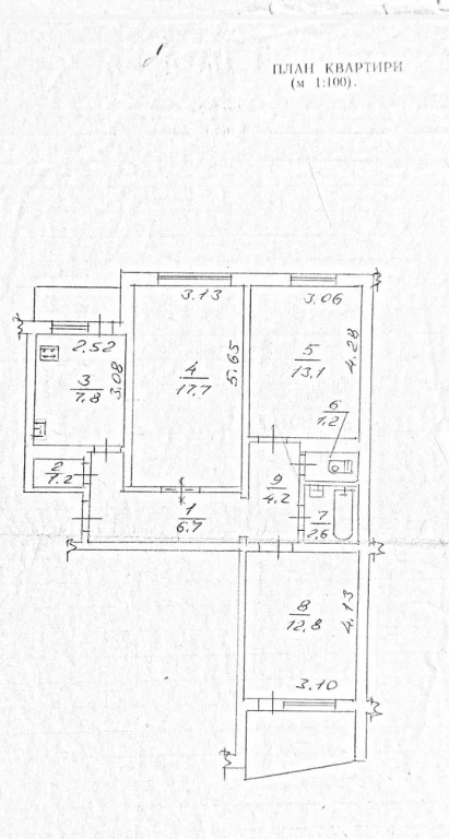 3-bedroom apartment in PZR