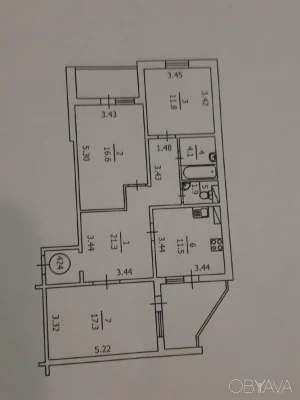 For sale cozy, panoramic 3-room apartment. ЖК Милославичи