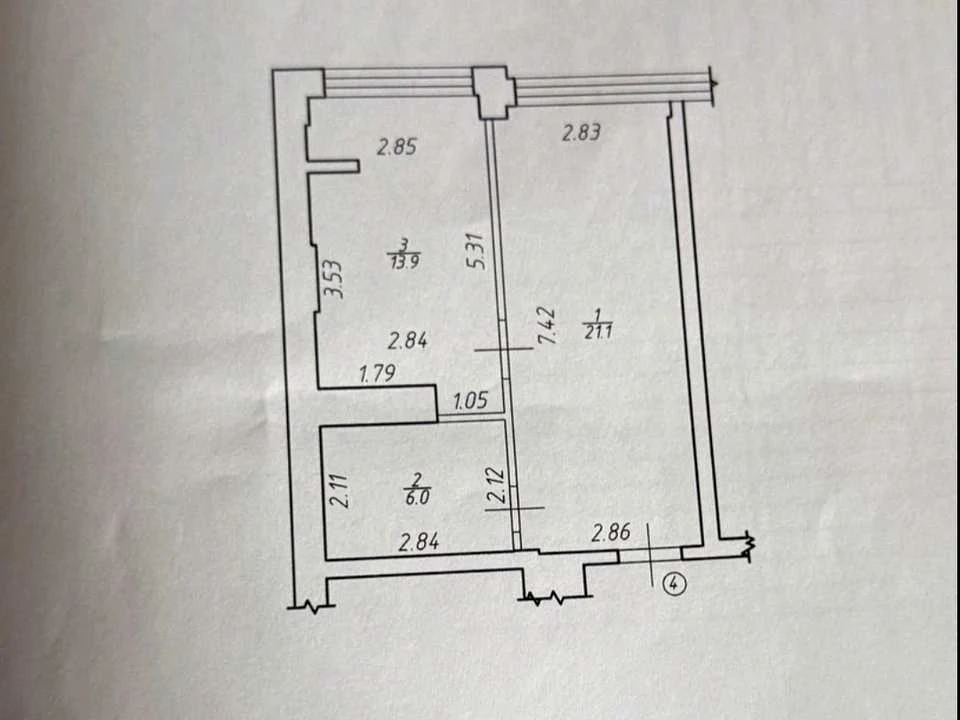 Apartment. Ivano-Frankivsk, Pysdenny Bulvar