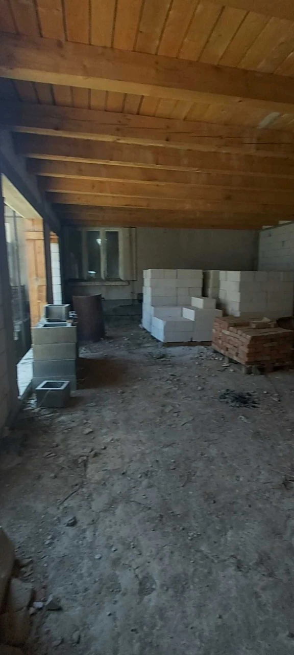 House under renovation under American standard
