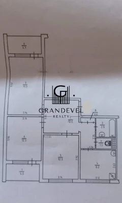 Sale of a 3-bedroom apartment, Red Row, 1B, Mayakovsky, Troyech