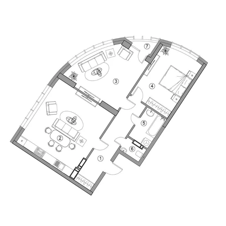 Продаж чудового 3-кімнатної квартири, 87 м², ЖК "Арія", вулиця Дружби Народов, 13а