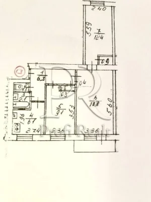 Three-bedroom apartment in the Center, Olympiysk district | Fedorov Street