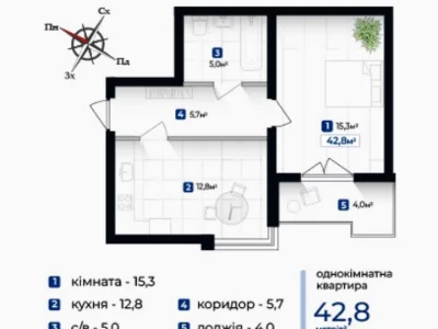 Квартира. Івано-Франківськ, вулиця Олександра Довженка