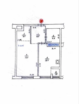 For Sale: Cozy 1-bedroom apartment in the Parkland residential complex on Yunatska Street