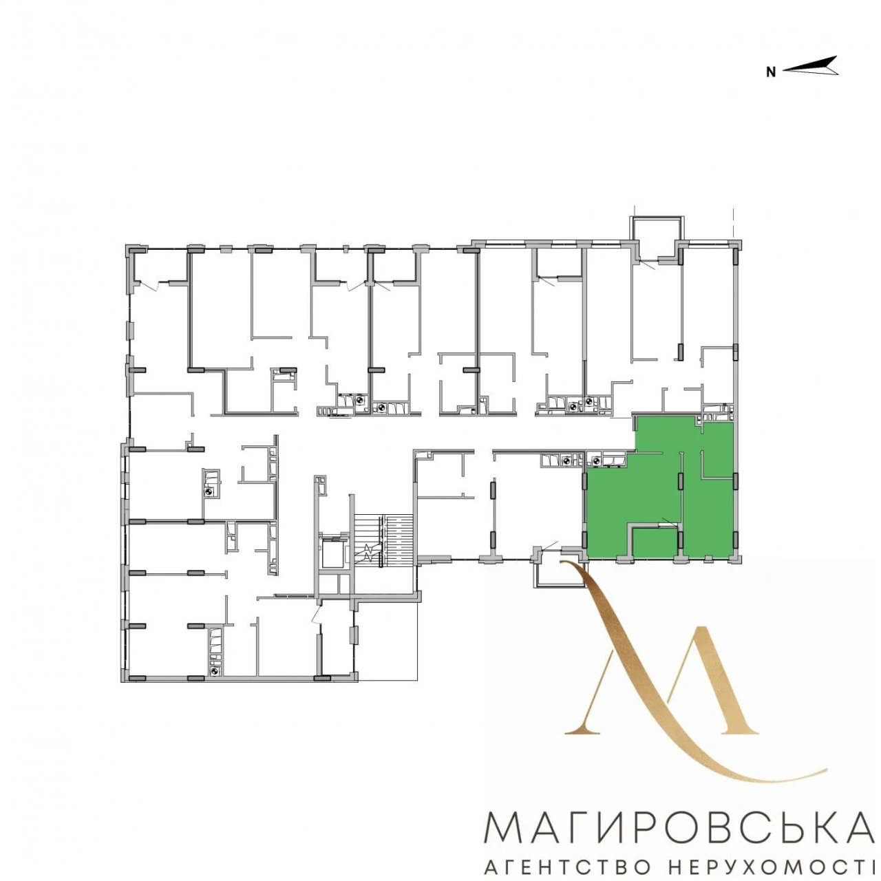 Sale of 1-bedroom apartment in the "Father" residential complex