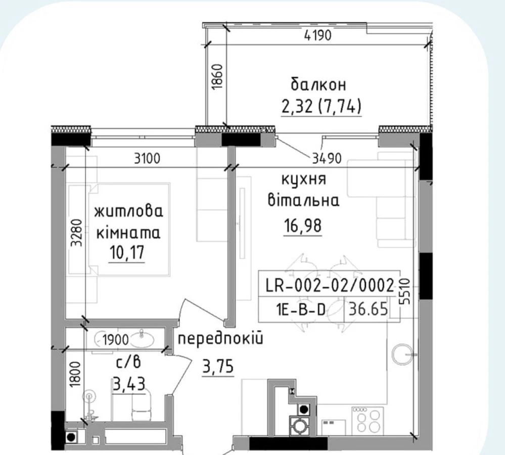 Apartments for sale in the center of Uzhgorod from developer, without