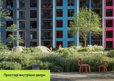 1 км квартира, ЖК Skygarden, готова до ремонту