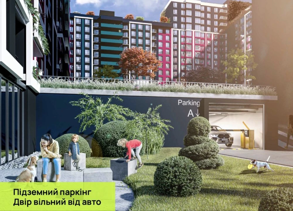 1 км квартира, ЖК Skygarden, готова до ремонту