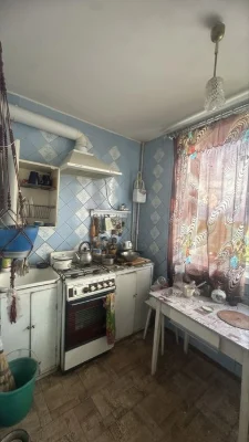 Selling a 2-room apartment near Industrialnaya metro station.