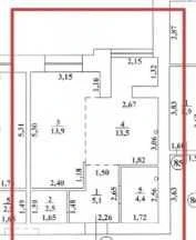 Slobodka. Residential complex "Uty" - Brick house, 39 sq m.
