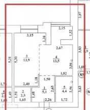 Slobodka. Residential complex "Uty" - Brick house, 39 sq m.