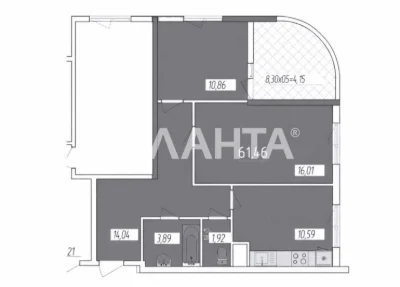 Лучшая цена на 2-комнатную квартиру в ЖК KADORR City на Краснова