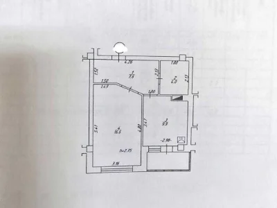 One-bedroom apartment in a new building, renovated